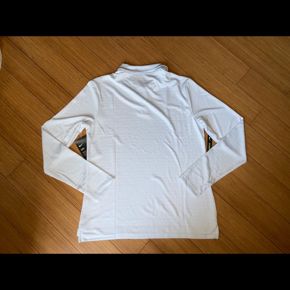Nike Golf Polo Long Sleeve Striped AV3682-043 - Picture 4 of 5